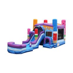 Ice Pop Bounce House with Slide (Wet or Dry)